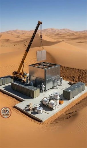 Mirror Finish Desert Cube | Crakle Construction | ASMR