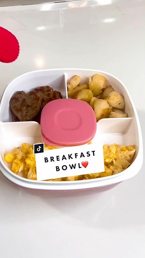 Quick Breakfast Bowl Recipe for Daughter | ASMR Packed Lunch