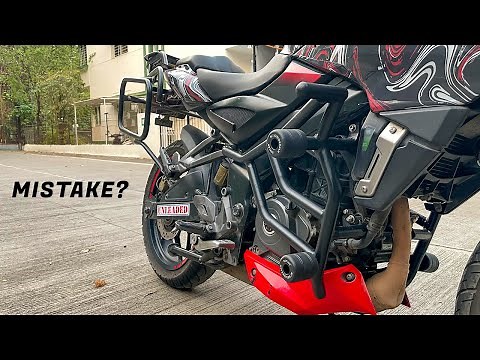 Pulsar NS200 Touring Modification Part 2 | Hyper Rider Crash Guard Installation & Review