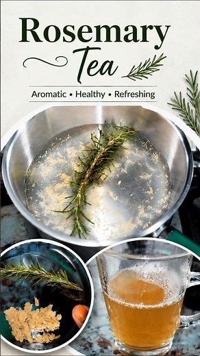 🌿 Rosemary Tea Recipe #foryou #rosemary #trendingshorts #viralshorts