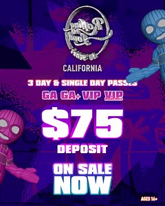 3-DAY AND SINGLE DAY PASSES ARE $75 DEPOSIT FOR A LIMITED TIME ⏰ | rolling loud