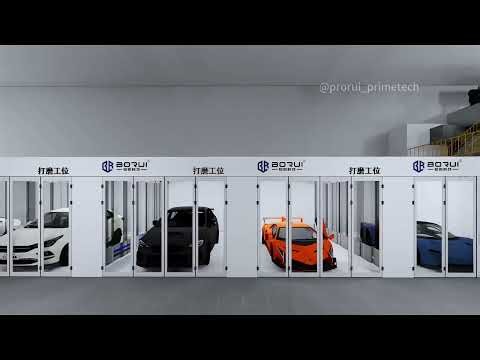 Fully Automated Grinding and Paint Booth System: Maximizing Efficiency! 🚀