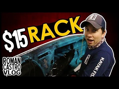 How To Make A Kayak Wall Storage Rack For Under $15