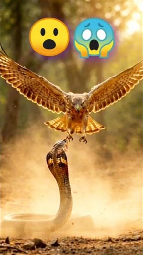 Eagle vs Cobra – The Fearless Hunter 🦅🐍