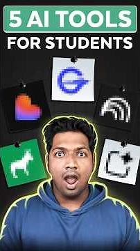 5 AI Tools Every Student Needs 🤩 #StudentAI #AIEducation