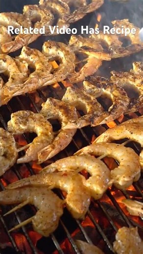 Grilled Shrimp Skewers Are They Your Favorite??? #shorts #bbq #seafood