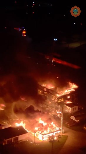 On Sunday, July 27, around 8:38 p.m., over 30 #MDFR units responded to a multi-structure fire near the 37700 Block of SW 8 Street. Units arrived to find several fully engulfed structures with extension to nearby vehicles. Crews quickly began a fire attack to extinguish the fire while protecting nearby exposures. Air rescue was also dispatched to support firefighting efforts by conducting air reconnaissance. Out of precaution, occupants of the surrounding structures were evacuated, and everyone w