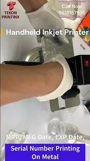 Packaging Handheld Printer | Print MRP, EXP Date, Serial Number | Batch Number Printing Machine
