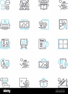 College linear icons set. Learning, Education, Dormitory, Studying, Professors, Homework, Exams line vector and concept signs. Campus,Tuition Stock Vector Image & Art - Alamy