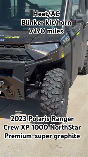 2023 Polaris Ranger Crew XP 1000 NorthStar Premium-super graphite