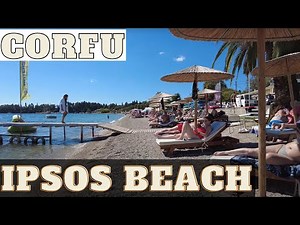 Ipsos beach - Corfu, Greece [4k Ultra HD 60fps ]