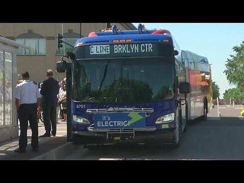 Metro Transit Debuts Electric C Line Bus