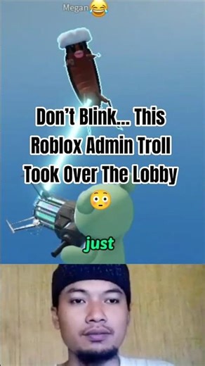Don’t Blink… This Roblox Admin Troll Took Over The Lobby 😳 #roblox