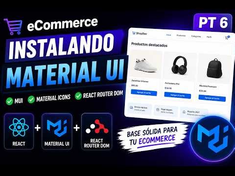 🔥 Cómo instalar Material UI en React Vite para eCommerce