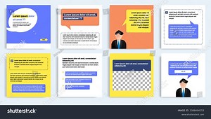 Minimal Modern Style Social Media Post Stock Vector (Royalty Free) 2388494253 | Shutterstock