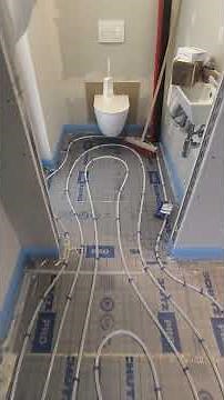 Installing Radiant Floor Heating Ground Floor Apartment 3 Part 4 #hvac #homebuilding #diy