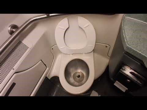 MTA Metro-North Railroad M7 restroom