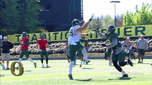 71K views · 918 shares | With Oregon's Spring Game set to be played tomorrow, take a look back at the previous 14 practices of this month with sights and sounds featuring head coach Mark Helfrich, quarterback Dakota Prukop and linebacker Johnny Ragin III mic'd up. #GoDucks | Oregon Football | Facebook