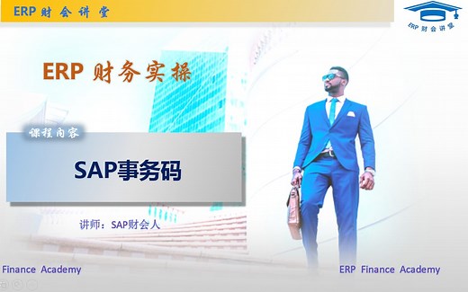 SAP财务实操 之 事务码
