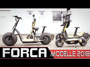 Forca alle Modelle 2018, Bossman S, Bossman XL, KnuMo, Revoluzzer, Elektroscooter, Review (DEU,GER)