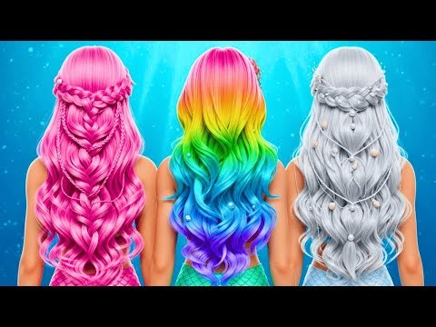 How to Turn into Mermaid? 💖 Viral MERMAID Makeover KIT