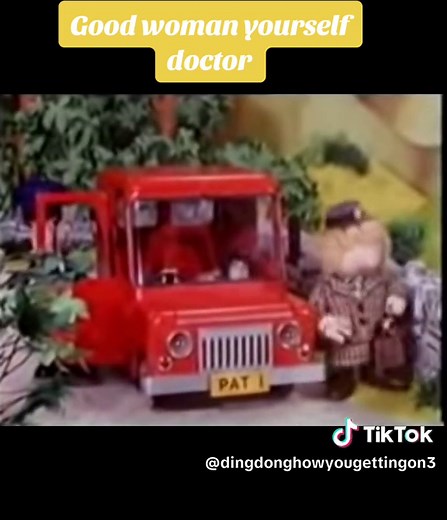 A Humorous Encounter with Postman Pat in the Countryside