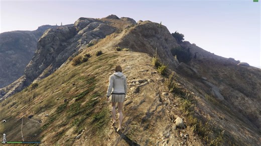 【GTA Online】从机场走路爬到最高山需要多久？