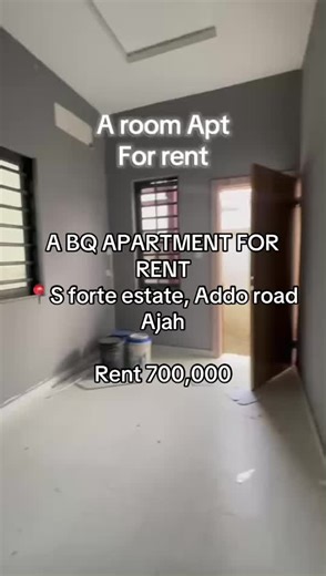 A BQ APARTMENT FOR RENT 📍S forte estate, Addo road Ajah Rent 700,000 Agency legal caution 10% each | SC 250k ✅Access code estate ✅Serene and beautiful estate ✅Walkable distance to Lekki Ajah expressway ✅20-24hrs electricity (Band A) ✅No personal generator ✅Fully detached duplex house ✅For residential purpose only ✅Shared kitchen ✅Single occupant only ✅Access to Swimming pool