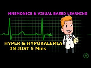 HYPERKALEMIA & HYPOKALEMIA MADE EASY!!! WITH MNEMONICS & VISUALS in 5 mins