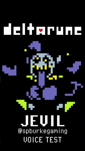 DELTARUNE | JEVIL | Voice Test