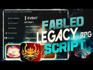 Fabled Legacy RPG script – (Autofarm dungeon, Auto Collect heals)
