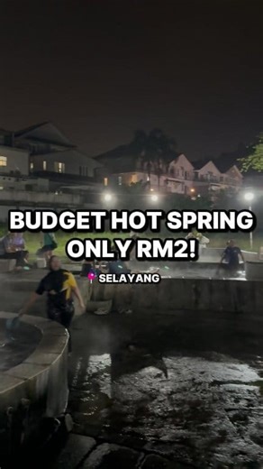 【Soak All Day for Just RM2! ♨️ Selayang’s Hidden Hot Spring Park, Open 24 Hours!】 Can you believe it’s only RM2 to soak your whole body? Come to Selayang Hot Spring ♨️ and you’ll see how shiok it is: ✨ Super affordable — RM2 entry and you can soak the whole day! 🕰️ Open 24 hours, so come anytime you like, even late at night. ♨️ Different pools with different temperatures — perfect for soaking your hands, feet, or your whole body. 🛀 Buckets and scoops available for rent so you can enjoy the old