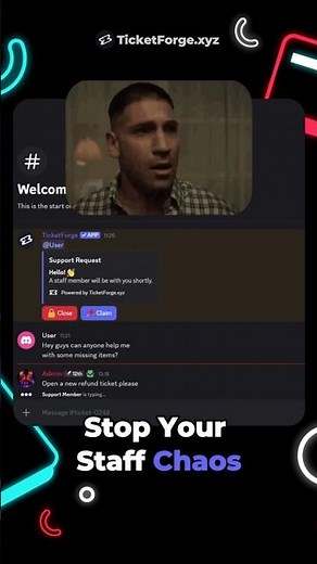 How to Organize Discord Support Tickets 🎫 #shorts #discordserver