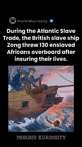 The incident happened over a few days. The crew threw Africans overboard when the ship ran low on drinking water after a series of navigational errors. | Morbid Curiosity