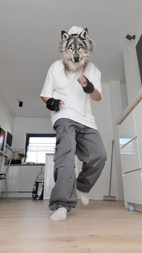 If you have a wolf theriotype, what color? #therianboy #fyp #dlaciebie #handmade #realwolfmask #therianwolf #wolfboy #dance #theriandance #theriotype