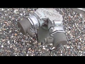 Fire Department Two Way (Siamese) Inlet Connections - (FDC) Free Standing Design Type