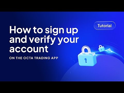 [ENGLISH] Tutorial - How to sign up and verify your account on the Octa trading app