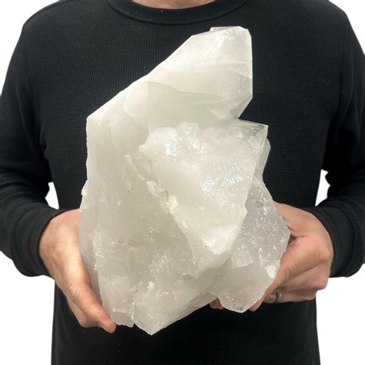 Huge Natural Quartz Cluster - Beautiful Clear Point Crystals 12” 15 Lbs - Etsy