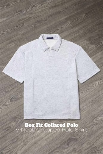 Box Fit Cropped Polo Shirt for Stylish Outfits