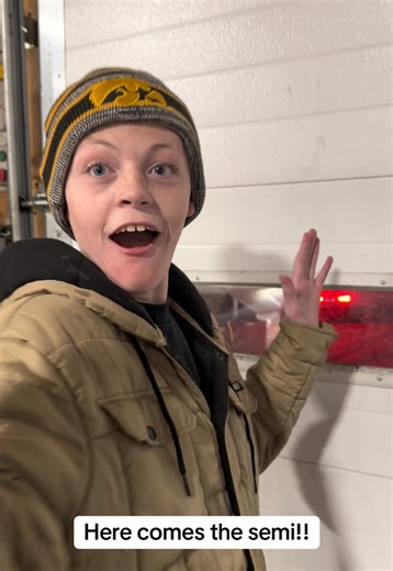 Another after hours semi needed to be loaded at our warehouse so Beau was ready to help! #specialneedsson #zbtb18 #warehouse #semitruck #forklift @Toyota USA
