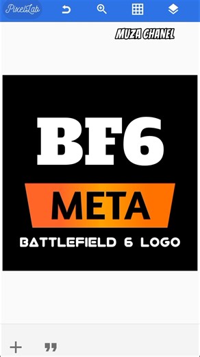 Super Cinematic! Editing the Battlefield 6 Logo Using Only a Phone!#edit #pixellab #batlefield6