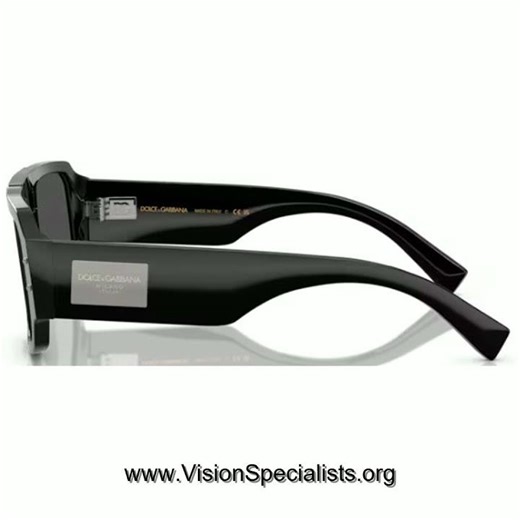 Dolce Gabbana DG4482 Sunglasses Mens Pilot Black Dark Grey501 87