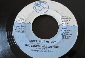 Underground Sunshine - Don't Shut Me Out / Take Me, Break Me