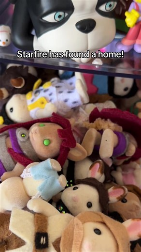 Yay!! Kid sized starfire is still available if anyone is interested! :) #starfire #teentitans #custom #calicocritter #fyp