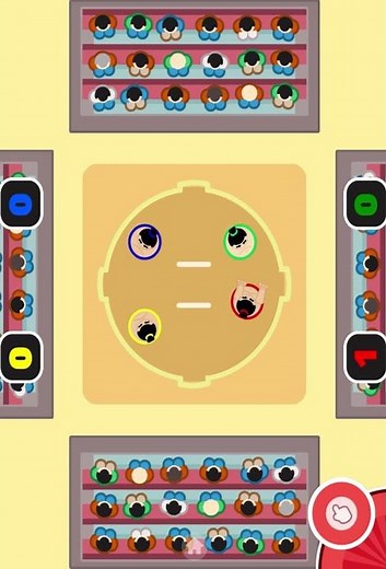 Sumo Wrestling |💢 234 Player Mini Games 💢| 🧑‍🚒 vs 🧑‍🏭 vs 👩‍🎤 vs 🧑‍💻 #shorts #234playergames No. #062
