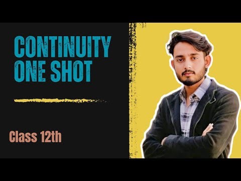 CONTINUITY ONE SHOT|| pritsonymaths #maths #class12th #cbse