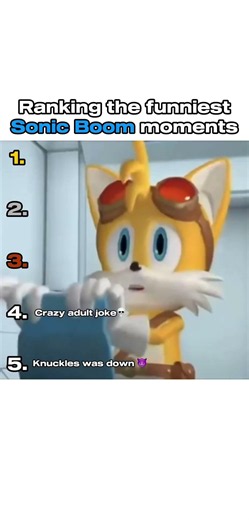 Ranking the funniest Sonic Boom moments 😭✌️