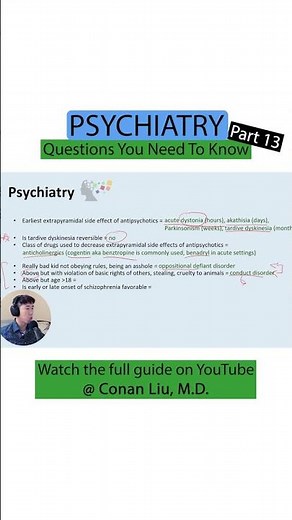 What's The Difference Between Conduct Disorder and Antisocial Personality Disorder? #medicalschool
