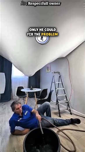 Hot Air Fixed a Sagging Ceiling 😳