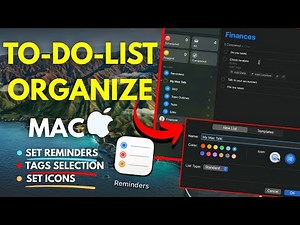 Organize Apple Reminders - How to Make a To - Do - List in MacBook?
